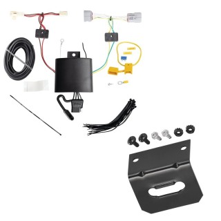 Plug and Play T-One Wiring Harness Connector 4-Flat Mounting Bracket Installation Instructions 118842 118144 Tekonsha Trailer Wiring and Bracket 17-22 Toyota Prius Prime Plug Play 4-Flat Harness 17 18 19 20 21 22 2017 2018 2019 2020 2021 2022 Trailer Wiring and Bracket For 17-22 Toyota Prius Prime Plug & Play 4-Flat Harness