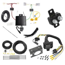 Trailer Hitch 7 Way RV Wiring Kit For 17-22 Toyota Prius Prime Plug Prong Pin Brake Control Ready Trailer Hitch 7 Way RV Wiring Kit For 17-22 Toyota Prius Prime Plug Prong Pin Brake Control Ready