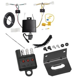 Trailer Wiring and Bracket w/ Light Tester For 20-24 Mitsubishi Outlander Sport Plug & Play 4-Flat Harness