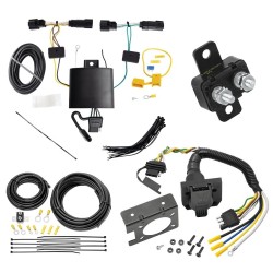 Trailer Hitch 7 Way RV Wiring Kit For 21-24 Jeep Grand Cherokee L Plug Prong Pin Brake Control Ready Trailer Hitch 7 Way RV Wiring Kit For 21-24 Jeep Grand Cherokee L Plug Prong Pin Brake Control Ready