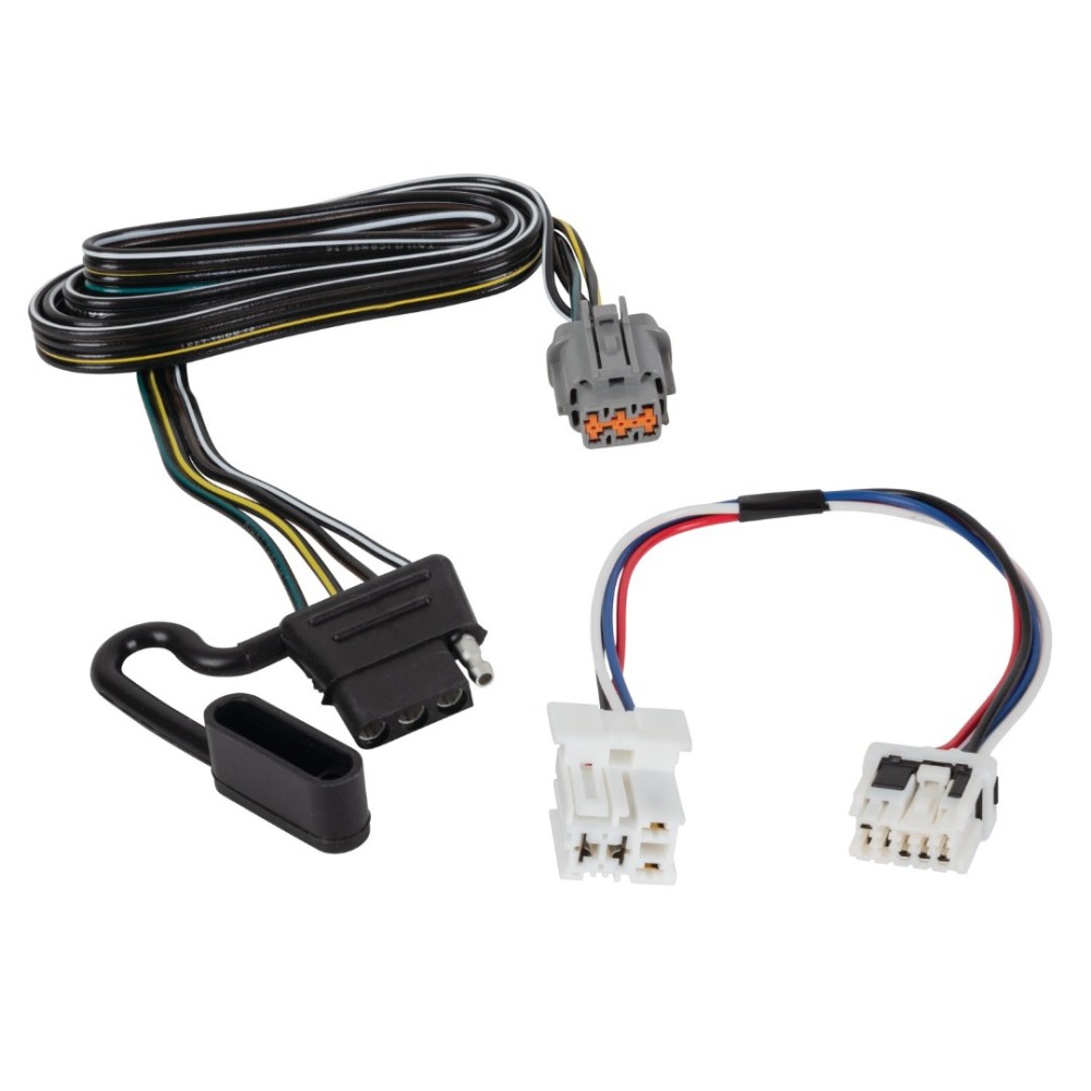 Trailer Wiring and Bracket w/ Light Tester For 22-23 Nissan Pathfinder 22 Infiniti QX60Plug & Play 4-Flat Harness
