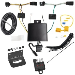 Trailer Hitch Wiring Harness Kit w/ Bracket + Light Tester For 21-24 Genesis GV80 22-24 GV70 Plug & Play Trailer Hitch Wiring Harness Kit w/ Bracket + Light Tester For 21-24 Genesis GV80 22-24 GV70 Plug & Play