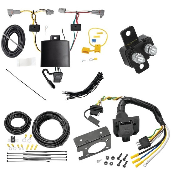118854 85343 20506 7012A Tekonsha Trailer Hitch 7 Way RV Wiring Kit 20-22 Subaru Legacy Plug Prong Pin Brake Control Ready 20 21 22 2020 2021 2022 Trailer Hitch 7 Way RV Wiring Kit For 20-22 Subaru Legacy Plug Prong Pin Brake Control Ready
