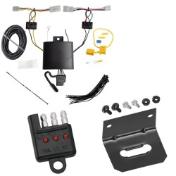 Trailer Wiring and Bracket w/ Light Tester For 20-24 Lexus UX250h Plug & Play 4-Flat Harness Trailer Wiring and Bracket w/ Light Tester For 20-24 Lexus UX250h Plug & Play 4-Flat Harness
