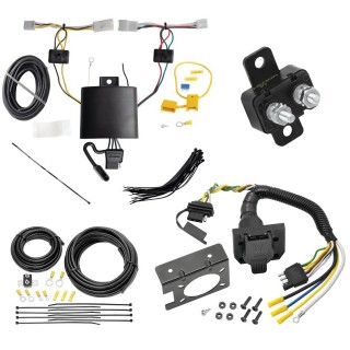 118858 85343 20506 7012A Tekonsha Trailer Hitch 7 Way RV Wiring Kit 20-22 Lexus UX250h Plug Prong Pin Brake Control Ready 20 21 22 2020 2021 2022 Trailer Hitch 7 Way RV Wiring Kit For 20-24 Lexus UX250h Plug Prong Pin Brake Control Ready