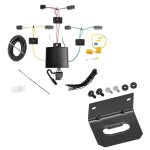 Plug and Play T-One Wiring Harness Connector 4-Flat Mounting Bracket Installation Instructions 118859 118144 Tekonsha Trailer Wiring and Bracket 21-22 Honda Civic Plug Play 4-Flat Harness 21 22 2021 2022 Trailer Wiring and Bracket For 21-24 Honda Civic Plug & Play 4-Flat Harness