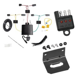 Trailer Wiring and Bracket w/ Light Tester For 21-24 Honda Civic Plug & Play 4-Flat Harness Trailer Wiring and Bracket w/ Light Tester For 21-24 Honda Civic Plug & Play 4-Flat Harness