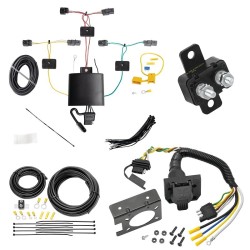 Trailer Hitch 7 Way RV Wiring Kit For 21-24 Honda Civic Plug Prong Pin Brake Control Ready Trailer Hitch 7 Way RV Wiring Kit For 21-24 Honda Civic Plug Prong Pin Brake Control Ready