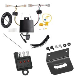 Trailer Wiring and Bracket w/ Light Tester For 21-23 KIA Rio 5 Dr. Plug & Play 4-Flat Harness Trailer Wiring and Bracket w/ Light Tester For 21-23 KIA Rio 5 Dr. Plug & Play 4-Flat Harness