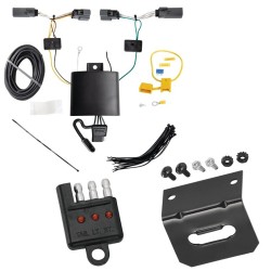 Trailer Wiring and Bracket w/ Light Tester For 22-24 Ford Maverick 23-24 Toyota Crown Plug & Play 4-Flat Harness Trailer Wiring and Bracket w/ Light Tester For 22-24 Ford Maverick 23-24 Toyota Crown Plug & Play 4-Flat Harness