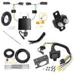 118866 85343 20506 7012A Tekonsha Trailer Hitch 7 Way RV Wiring Kit 2022 Maverick Plug Prong Pin Brake Control Ready Trailer Hitch 7 Way RV Wiring Kit For 22-24 Ford Maverick 23-24 Toyota Crown Plug Prong Pin Brake Control Ready