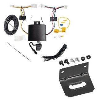 Plug and Play T-One Wiring Harness Connector 4-Flat Mounting Bracket Installation Instructions 118868 118144 Tekonsha Trailer Wiring and Bracket 2022 Lexus NX250 NX350 NX450h Plug Play 4-Flat Harness Trailer Wiring and Bracket For 2022 Lexus NX250 NX350 NX450h Plug & Play 4-Flat Harness