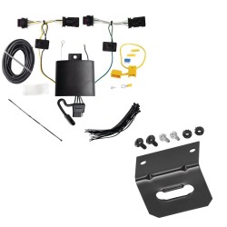 Trailer Wiring and Bracket For 20-23 Tesla 3 Plug & Play 4-Flat Harness Trailer Wiring and Bracket For 20-23 Tesla 3 Plug & Play 4-Flat Harness