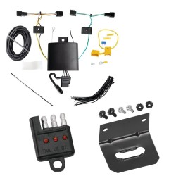 Trailer Wiring and Bracket w/ Light Tester For 22-25 Hyundai Ioniq 5 Plug & Play 4-Flat Harness Trailer Wiring and Bracket w/ Light Tester For 22-25 Hyundai Ioniq 5 Plug & Play 4-Flat Harness