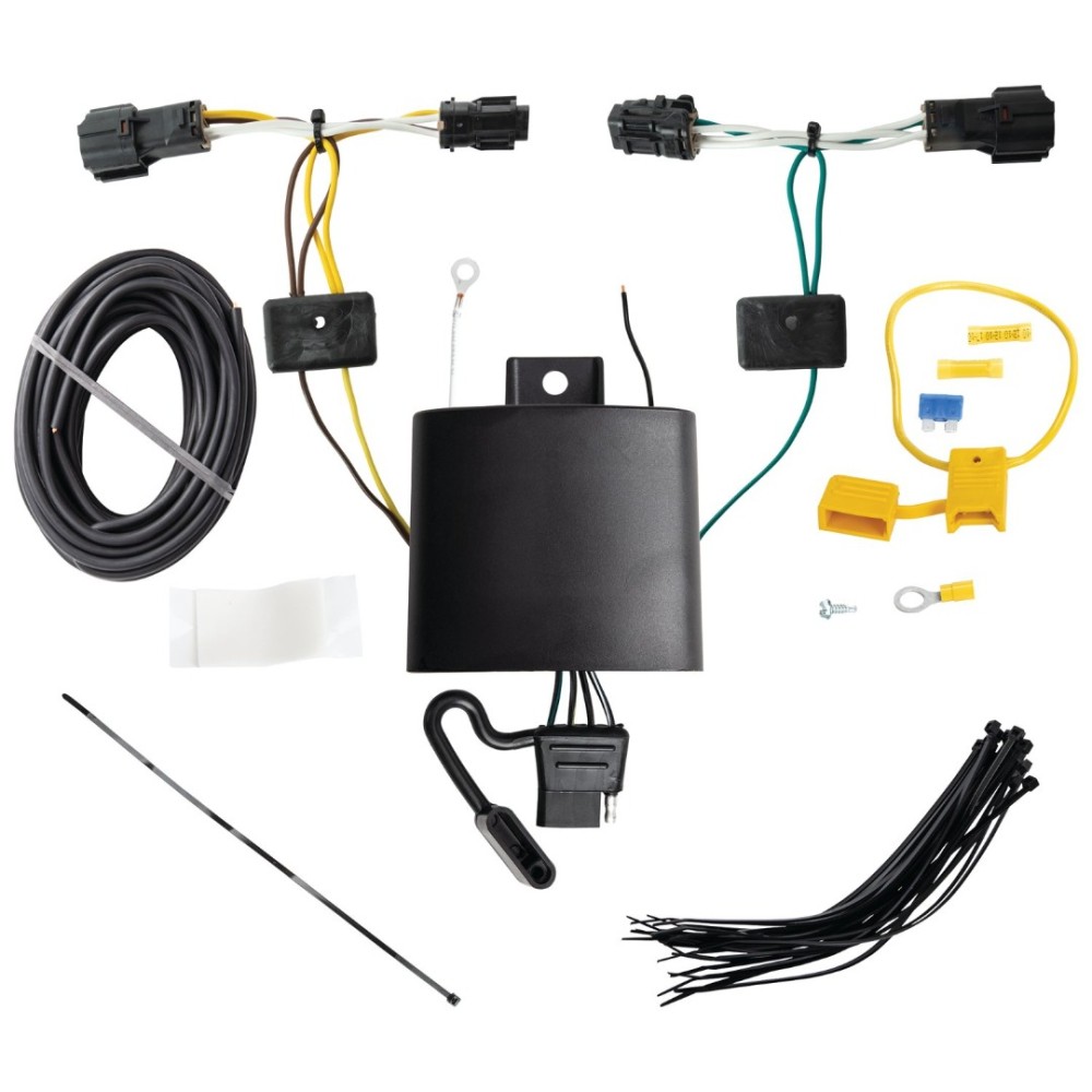 Trailer Wiring and Bracket For 22-23 KIA EV6 Plug & Play 4-Flat Harness