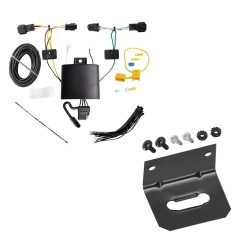 Trailer Wiring and Bracket For 22-24 KIA EV6 Plug & Play 4-Flat Harness Trailer Wiring and Bracket For 22-24 KIA EV6 Plug & Play 4-Flat Harness
