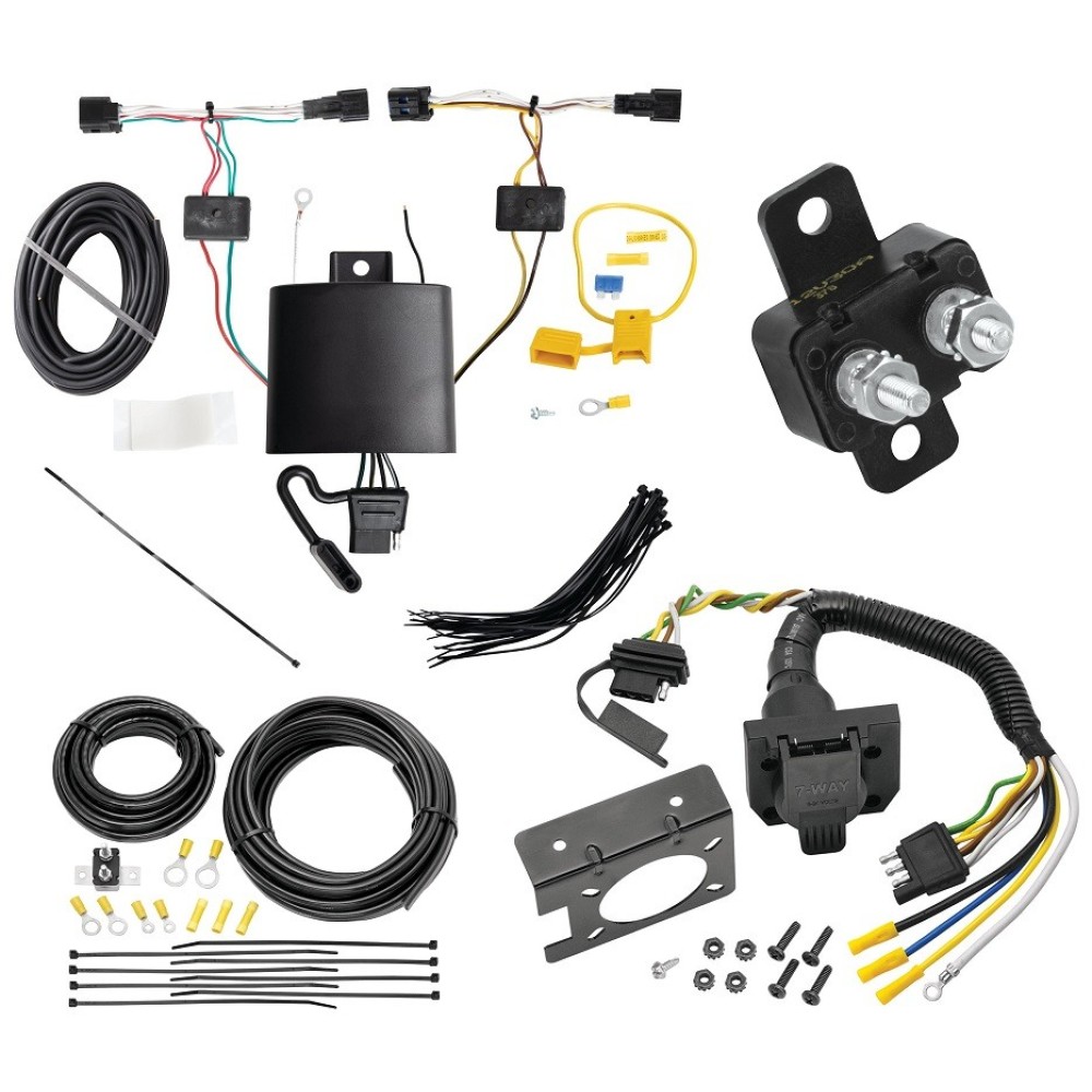 118873 85343 20506 7012A Tekonsha Trailer Hitch 7 Way RV Wiring Kit 2023 KIA Sportage Plug Prong Pin Brake Control Ready 23 2023 Trailer Hitch 7 Way RV Wiring Kit For 23-24 KIA Sportage Plug Prong Pin Brake Control Ready