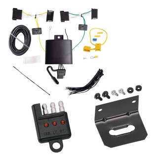 Plug and Play T-One Wiring Harness Connector 4-Flat Mounting Bracket 4-Flat Car End Tester w/ LED Display 118876 118144 20114 Tekonsha Trailer Wiring and Bracket Light Tester 19-22 Freightliner Mercedes-Benz Sprinter 2500 3500 Plug Play 4-Flat Harness 19 Trailer Wiring and Bracket w/ Light Tester For 19-22 Freightliner Mercedes-Benz Sprinter 2500 3500 Plug & Play 4-Flat Harness