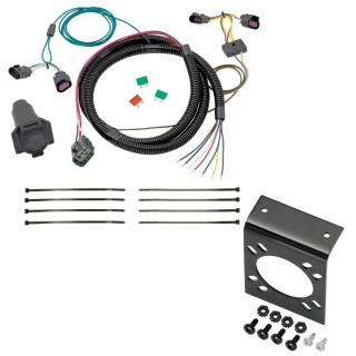 22111 20212 Tekonsha 7-Way RV Trailer Wiring Harness Mounting Bracket 08-12 Buick Enclave 09-12 Chevy Traverse Round Connector 08 09 10 11 12 2008 2009 2010 2011 2012 7-Way RV Trailer Wiring Harness w/ Mounting Bracket For 08-12 Buick Enclave 09-12 Chevy Traverse Round Connector