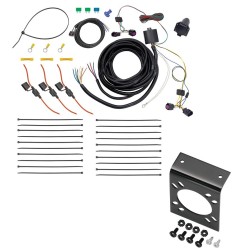 7-Way RV Trailer Wiring Harness w/ Mounting Bracket For 14-24 RAM ProMaster 1500 2500 3500  7-Way RV Trailer Wiring Harness w/ Mounting Bracket For 14-24 RAM ProMaster 1500 2500 3500