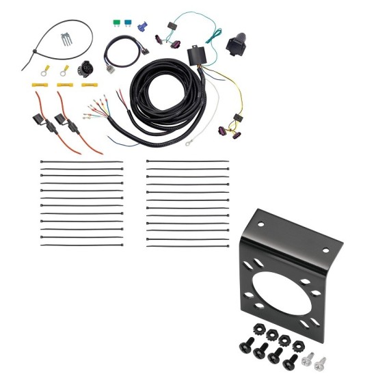22113 20212 Tekonsha 7-Way RV Trailer Wiring Harness Mounting Bracket 14-22 Dodge Durango 14 15 16 17 18 19 20 21 22 2014 2015 2016 2017 2018 2019 2020 2021 2022 7-Way RV Trailer Wiring Harness w/ Mounting Bracket For 14-23 Dodge Durango
