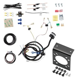 7-Way RV Trailer Wiring Harness w/ Mounting Bracket For 14-22 Freightliner Mercedes-Benz Sprinter 2500 3500 