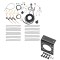 22117 20212 Tekonsha 7-Way RV Trailer Wiring Harness Mounting Bracket 16-23 Toyota Tacoma Round Connector 16 17 18 19 20 21 22 23 2016 2017 2018 2019 2020 2021 2022 2023 7-Way RV Trailer Wiring Harness w/ Mounting Bracket For 16-23 Toyota Tacoma Round Connector