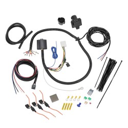 7-Way Trailer Wiring Harness Kit For 14-19 Toyota Highlander All Styles RV Round Connector