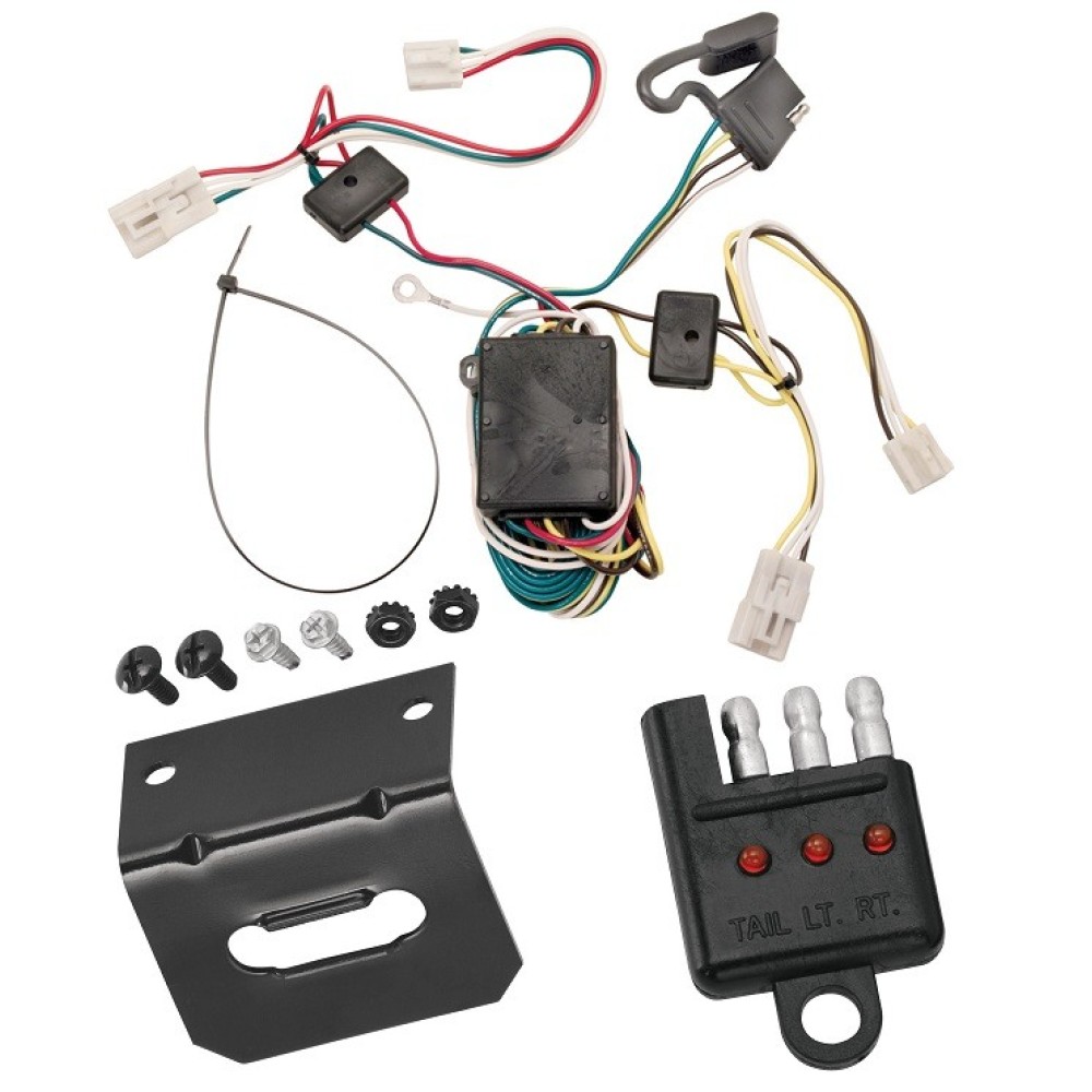 Plug and Play T-One Wiring Harness Connector 4-Flat Mounting Bracket 4-Flat Car End Tester w/ LED Display 78004 118144 20114 Tekonsha Trailer Wiring and Bracket Light Tester 04-10 Toyota Sienna Plug Play 4-Flat Harness 04 05 06 07 08 09 10 2004 2005 2006 Reese Trailer Wiring and Bracket w/ Light Tester For 04-10 Toyota Sienna Plug & Play 4-Flat Harness