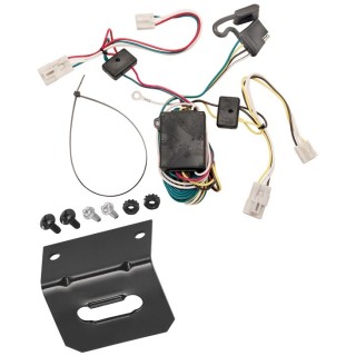 Plug and Play T-One Wiring Harness Connector 4-Flat Mounting Bracket Installation Instructions 78004 118144 Tekonsha Trailer Wiring and Bracket 04-10 Toyota Sienna Plug Play 4-Flat Harness 04 05 06 07 08 09 10 2004 2005 2006 2007 2008 2009 2010 Reese Trailer Wiring and Bracket For 04-10 Toyota Sienna Plug & Play 4-Flat Harness