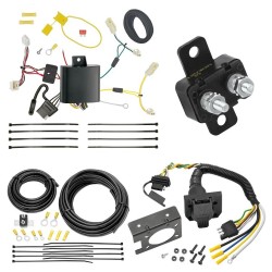 Trailer Hitch 7 Way RV Wiring Kit For 11-21 Toyota Sienna Plug Prong Pin Brake Control Ready