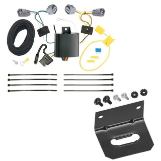 Plug and Play T-One Wiring Harness Connector 4-Flat Mounting Bracket Installation Instructions 85834 118144 Reese Towpower Trailer Wiring and Bracket 14-18 Jeep Cherokee Plug Play 4-Flat Harness 14 15 16 17 18 2014 2015 2016 2017 2018 Reese Trailer Wiring and Bracket For 14-18 Jeep Cherokee Plug & Play 4-Flat Harness