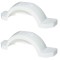 008574 008574 Fulton Set of 2 White Fulton Single Axle Trailer Fenders 14" Wheels Triple Step 42-5/8" Long Boat Utility Sale Replacement Set of 2 White Fulton Single Axle Trailer Fenders 14" Wheels Triple Step 42-5/8" Long Boat Utility Sale Replacement