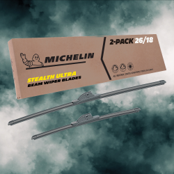 For 2018-2021 Mitsubishi Outlander PHEV Windshield Wiper Blades 2 Pack Michelin Stealth Ultra 26 & 18 inch Size