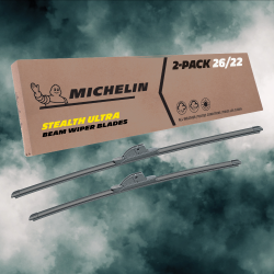 For 2005-2010 Hino 145 Windshield Wiper Blades 2 Pack Michelin Stealth Ultra 26 & 22 inch Size For 2005-2010 Hino 145 Windshield Wiper Blades 2 Pack Michelin Stealth Ultra 26 & 22 inch Size