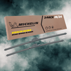 For 2007-2010 Leisure-Travel Freedom II Windshield Wiper Blades 2 Pack Michelin Stealth Ultra 26 & 24 inch Size For 2007-2010 Leisure-Travel Freedom II Windshield Wiper Blades 2 Pack Michelin Stealth Ultra 26 & 24 inch Size
