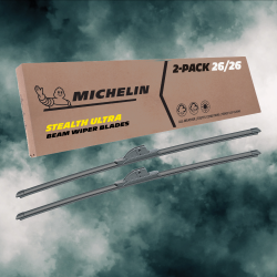For 2001-2006 Mercedes-Benz S55 AMG Windshield Wiper Blades 2 Pack Michelin Stealth Ultra 26 inch Size For 2001-2006 Mercedes-Benz S55 AMG Windshield Wiper Blades 2 Pack Michelin Stealth Ultra 26 inch Size