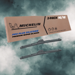 For 2011-2017 Peterbilt 382 Windshield Wiper Blades 2 Pack Michelin Pro Plus Silicone 16 inch Size For 2011-2017 Peterbilt 382 Windshield Wiper Blades 2 Pack Michelin Pro Plus Silicone 16 inch Size