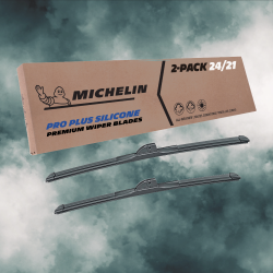 For 2011-2022 Mitsubishi Outlander Sport Windshield Wiper Blades 2 Pack Michelin Pro Plus Silicone 24 & 21 inch Size For 2011-2022 Mitsubishi Outlander Sport Windshield Wiper Blades 2 Pack Michelin Pro Plus Silicone 24 & 21 inch Size