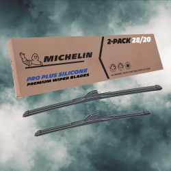 For 2021-2022 Winnebago EKKO Windshield Wiper Blades 2 Pack Michelin Pro Plus Silicone 28 & 20 inch Size For 2021-2022 Winnebago EKKO Windshield Wiper Blades 2 Pack Michelin Pro Plus Silicone 28 & 20 inch Size