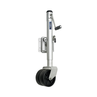 Fulton 1500 lbs Dual Wheel Zinc Trailer Jack Fulton 1500 lbs Dual Wheel Trailer Jack, Zinc Finish, for Marine Boat Applications