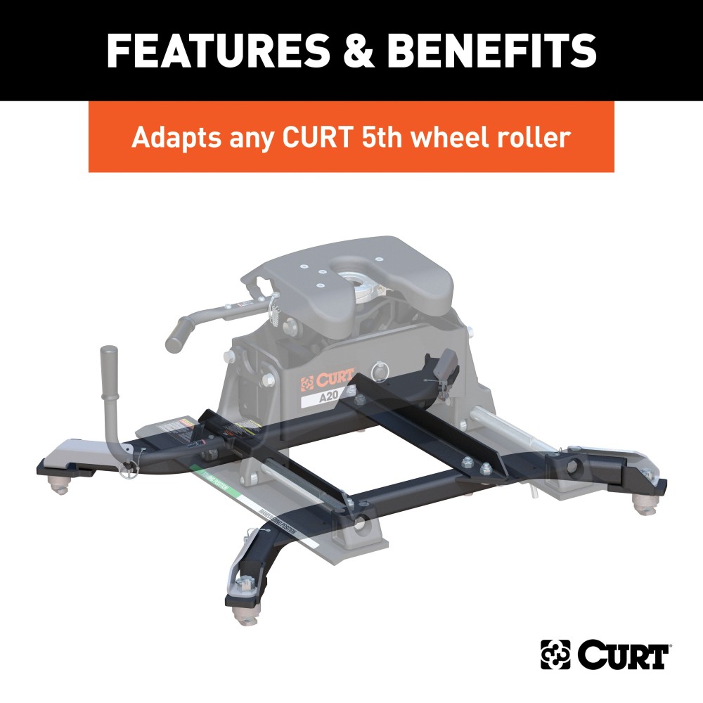 Curt CrossWing 5th Wheel Trailer Hitch for Ram 2500 and 3500