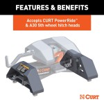 Curt Fifth Wheel Base Kit for Chevy Silverado, Sierra 2020-2025