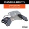 16017 - Puck System 5th Wheel Legs, Select Ford F-250, F-350, F-450, 8' Bed, 24K Curt Q24 5th wheel hitch compatible with Ford F250-F450, 24K capacity