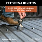 Curt OEM Style 30K Underbed Gooseneck Hitch for Ram 2500/3500
