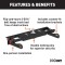 Curt A20 Dual Jaw Sliding 5th Wheel Trailer Hitch 20K Capacity
