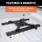 16443 - Custom 5th Wheel Brackets, Select Ford F-250, F-350 Super Duty Curt Spyder 25K Gooseneck Hitch for Ford F250/F350 Super Duty