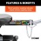 16017 - Puck System 5th Wheel Legs, Select Ford F-250, F-350, F-450, 8' Bed, 24K Curt Q24 5th wheel hitch compatible with Ford F250-F450, 24K capacity