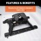 Curt A20 Dual Jaw Sliding 5th Wheel Trailer Hitch 20K Capacity
