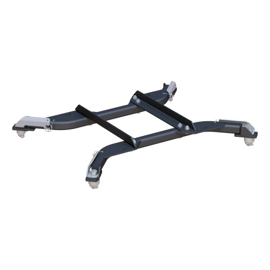16022 - Puck System 5th Wheel Roller Adapter, 24K, Select Ram 2500, 3500, 6.5' Bed Curt CrossWing 5th Wheel Trailer Hitch for Ram 2500 and 3500